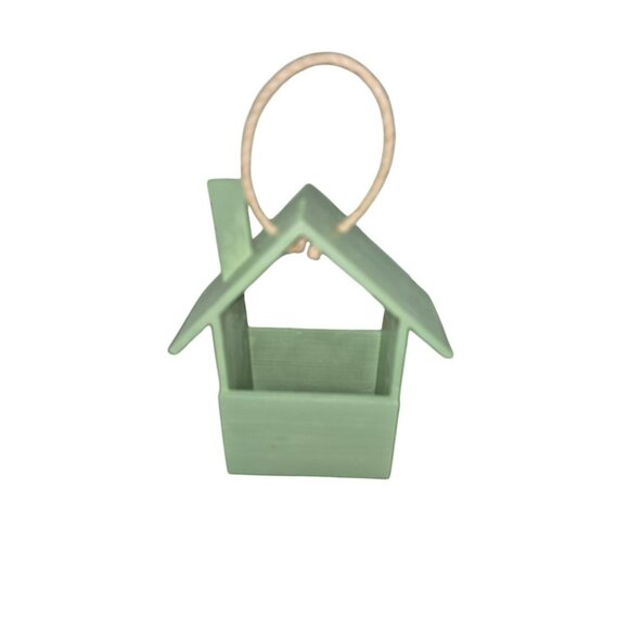 Handmade Cedar Planter Box | Rustic Bird Feeder | Hanging Wooden Garden Decor | - Picture 7 of 9